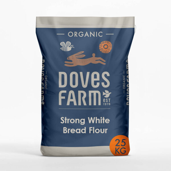 Organic Strong White Bread Flour 25kg