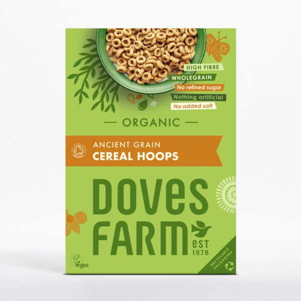 Organic Ancient Grain Cereal Hoops 300g