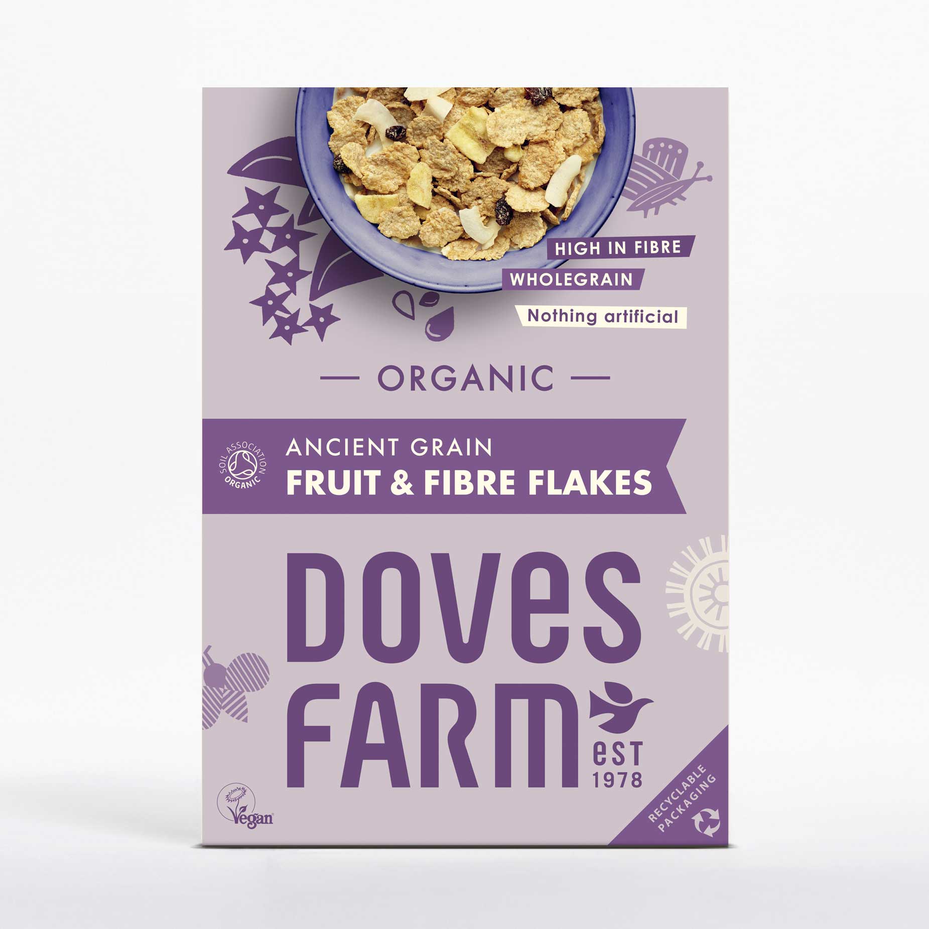 Organic Ancient Grain Fruit & Fibre Flakes 375g