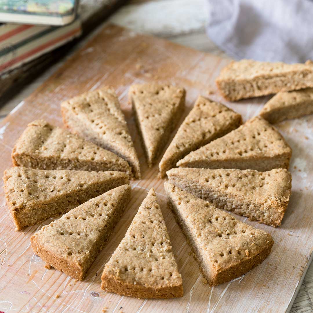 Rye Flour And Almond Shortbread Biscuits