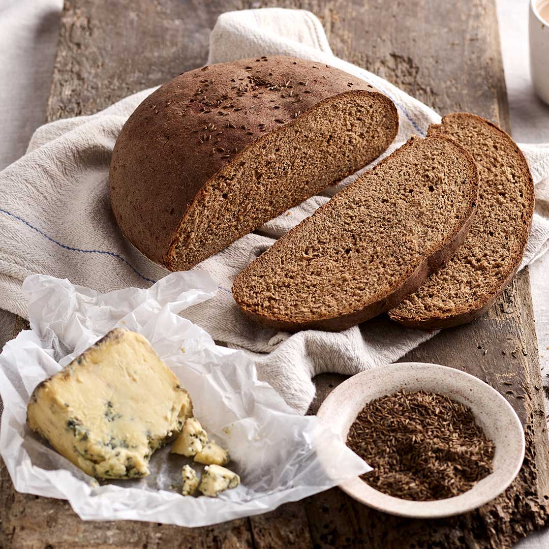 Black Rye Cob Loaf