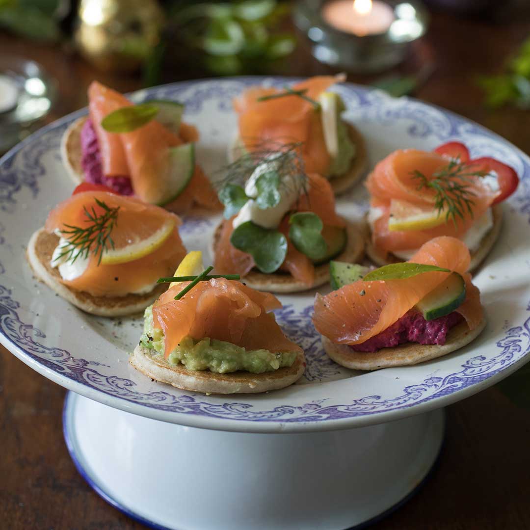 Buckwheat Blini Pancakes