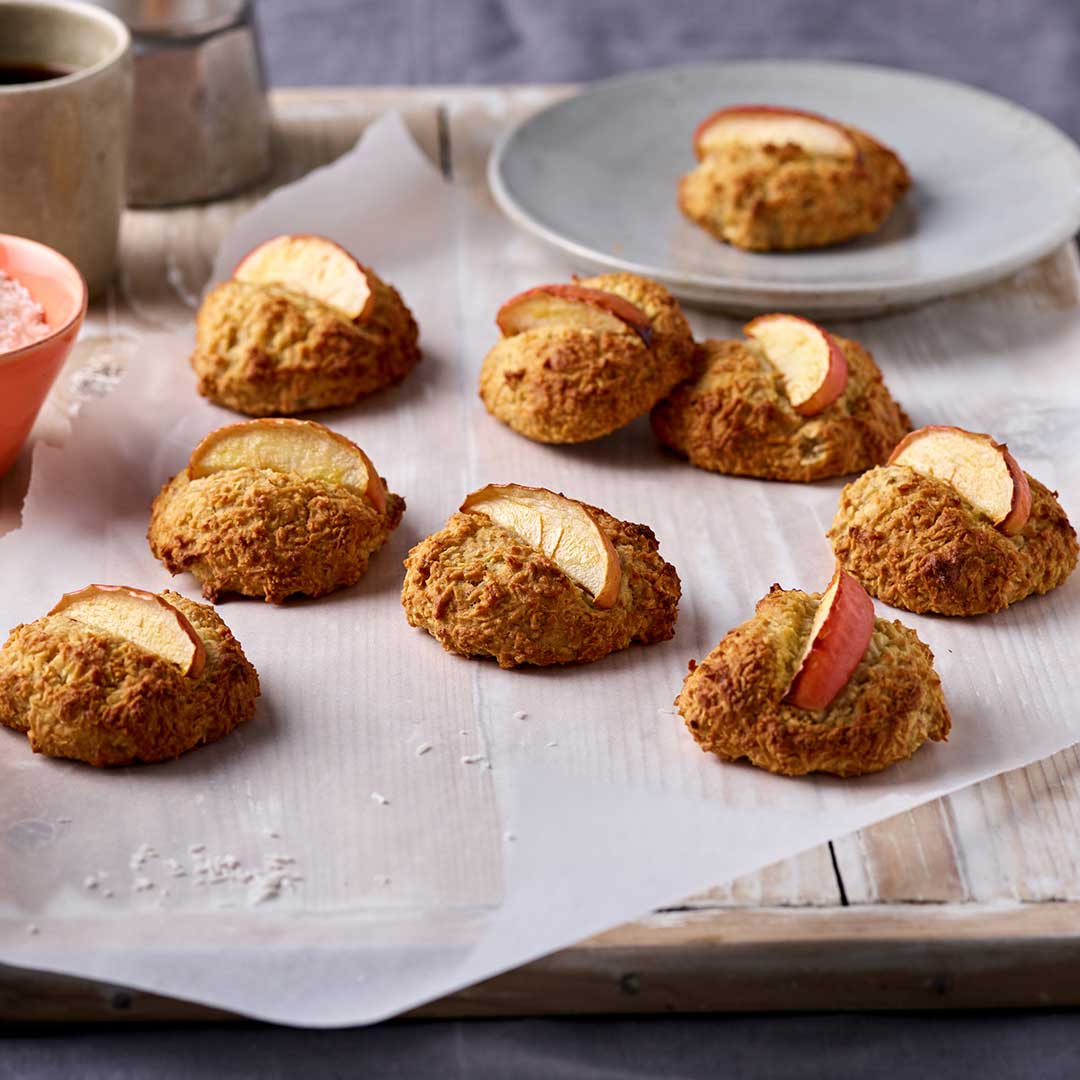 Brown Rice Fruity Coconut Cakes