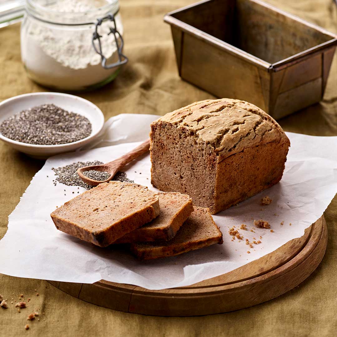 Buckwheat Flour And Chia Seed Soda Bread