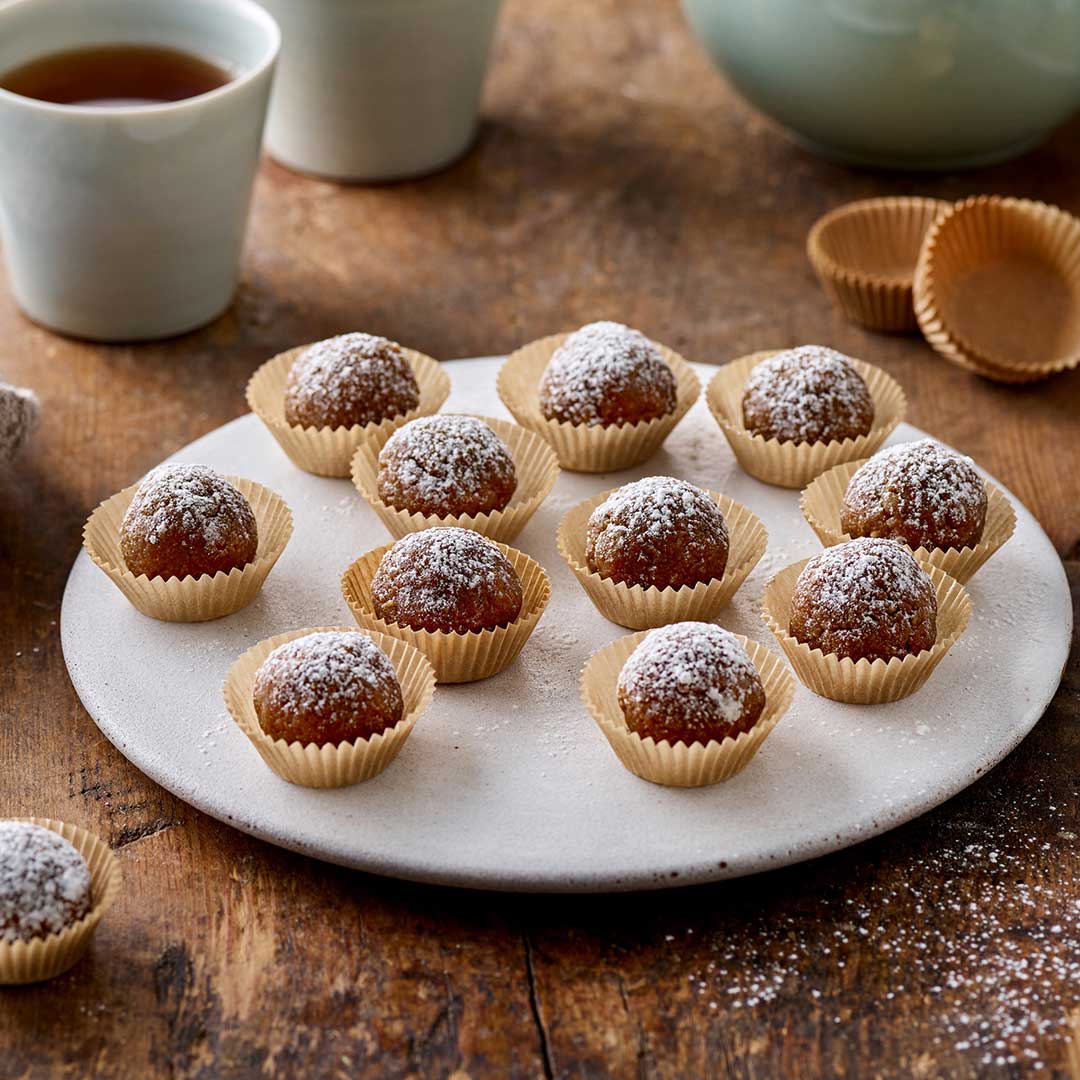 Chickpea Almond Fudge Balls