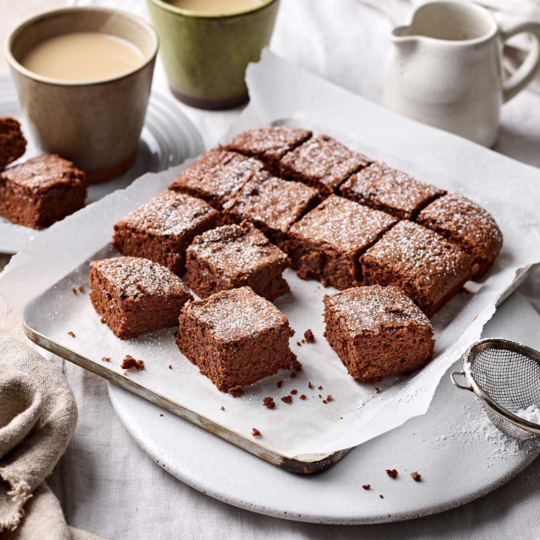 Coconut Flour Chocolate Brownie Traybake