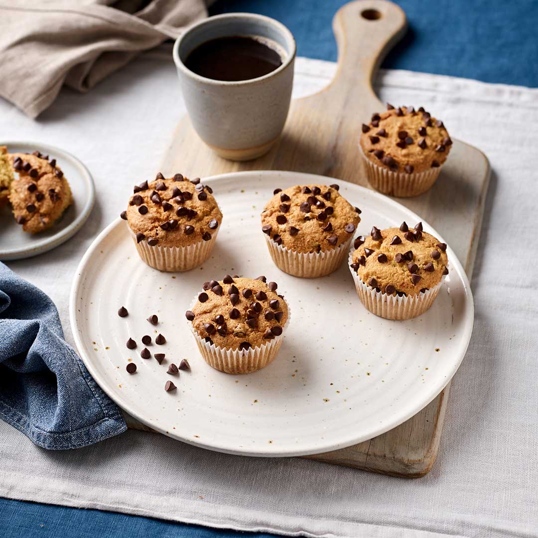 Coconut Flour Chocolate Chip Cupcake Muffins