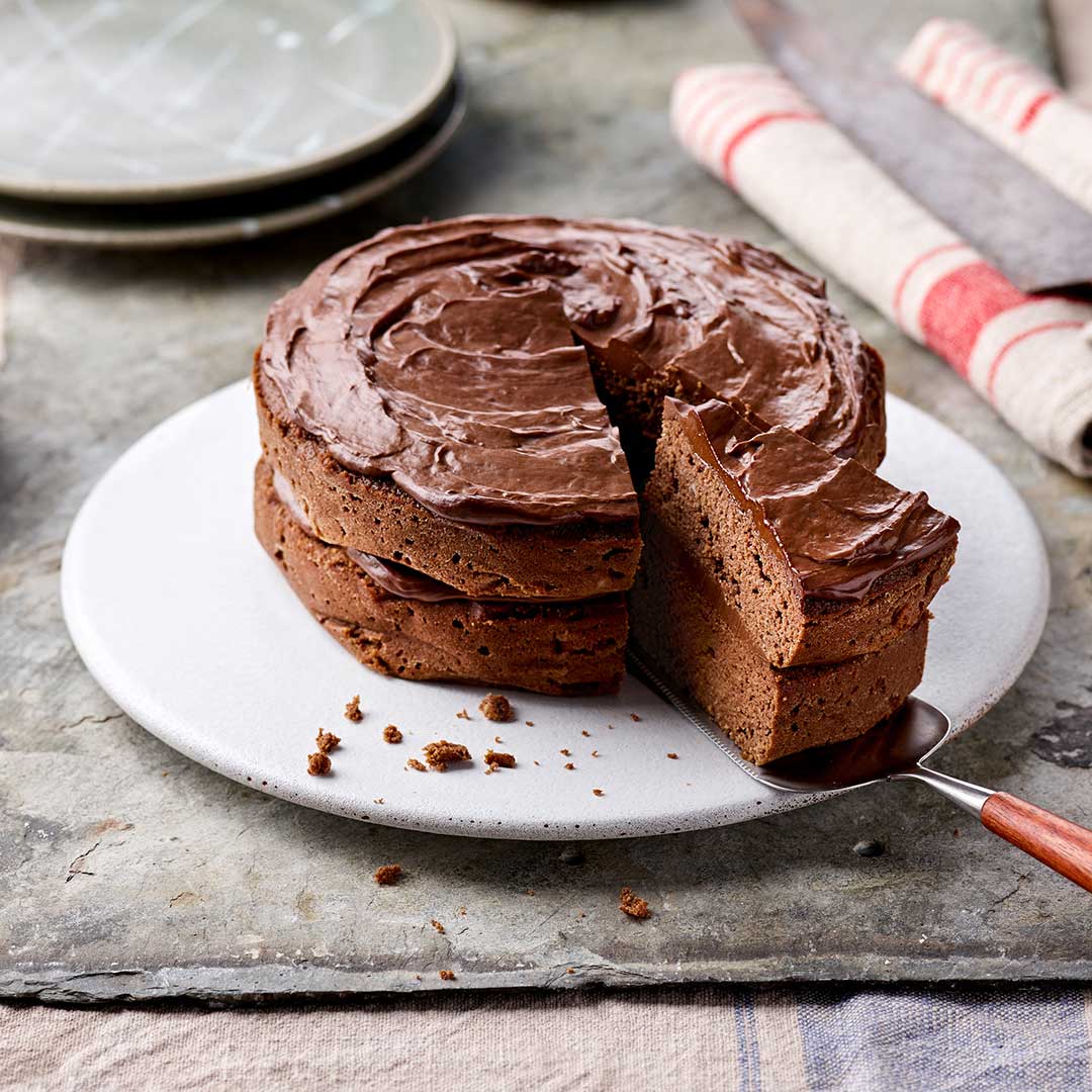 Coconut Flour Chocolate Sponge Sandwich