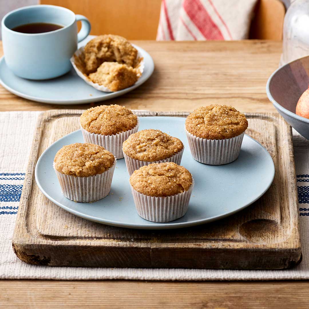 Einkorn Apple Cupcake Muffins