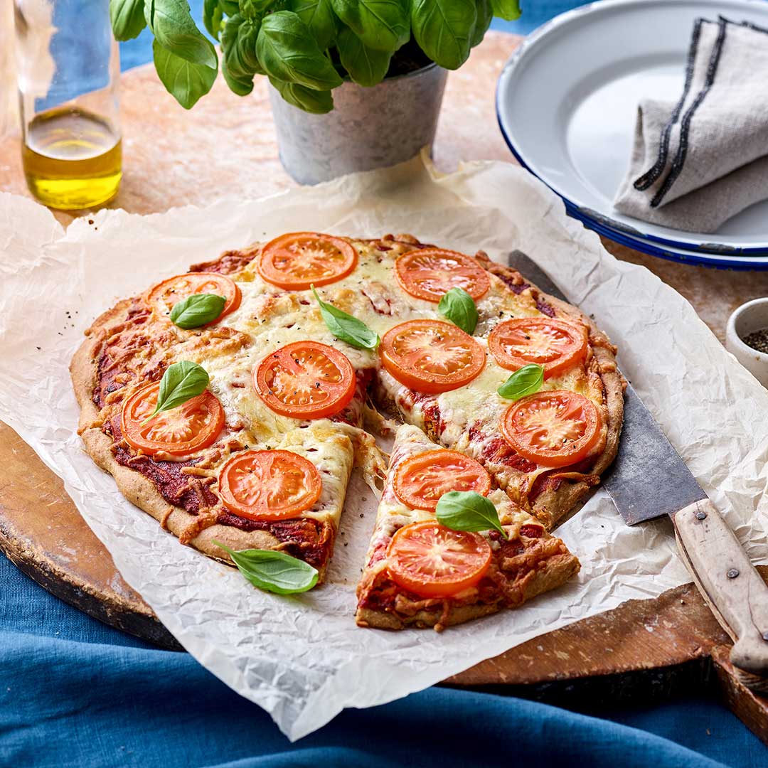 Einkorn Pizza - Cheese And Tomato
