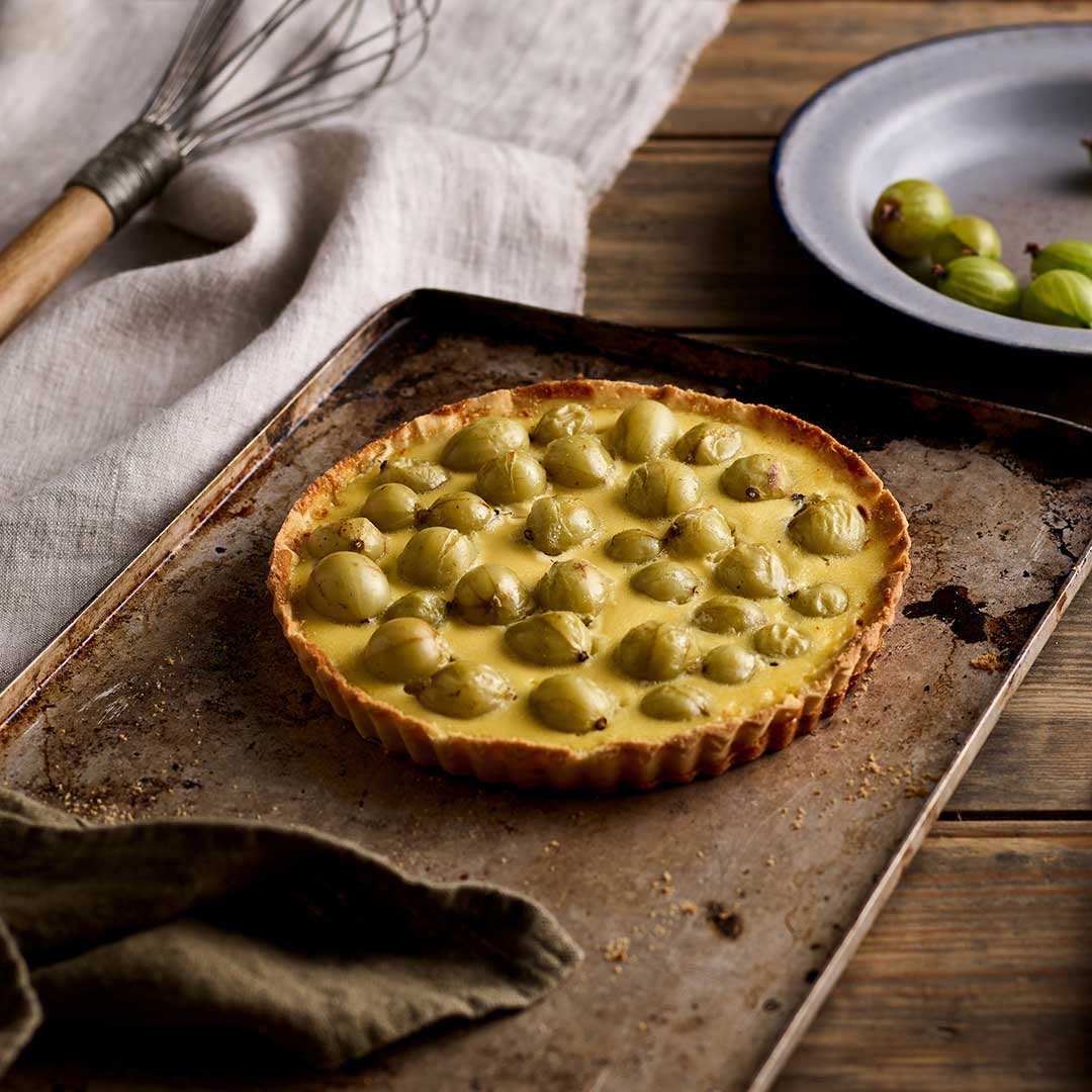 Gooseberry Sweet Pastry Tart