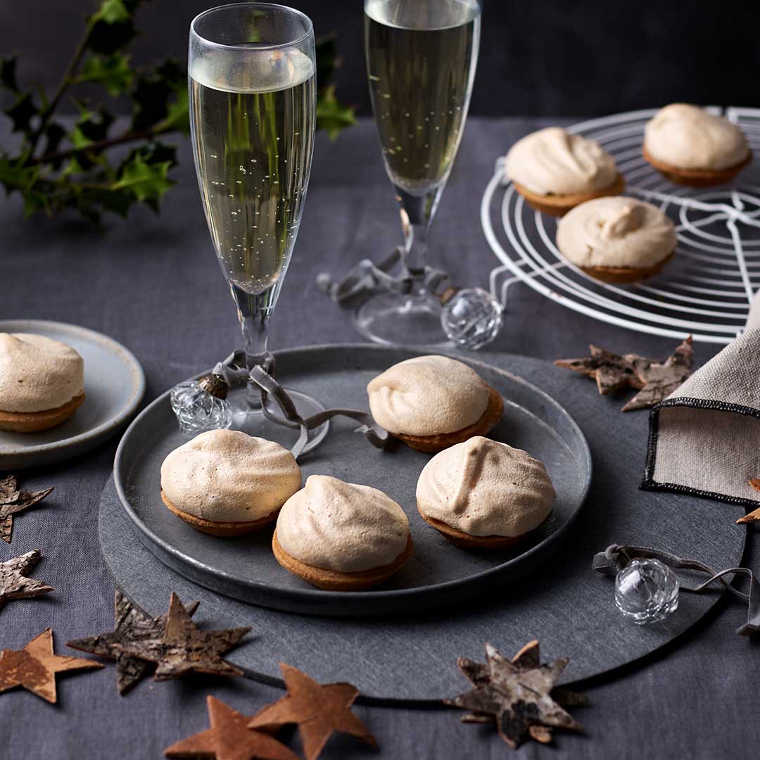 Buckwheat Flour Mince Pies With Meringue Tops