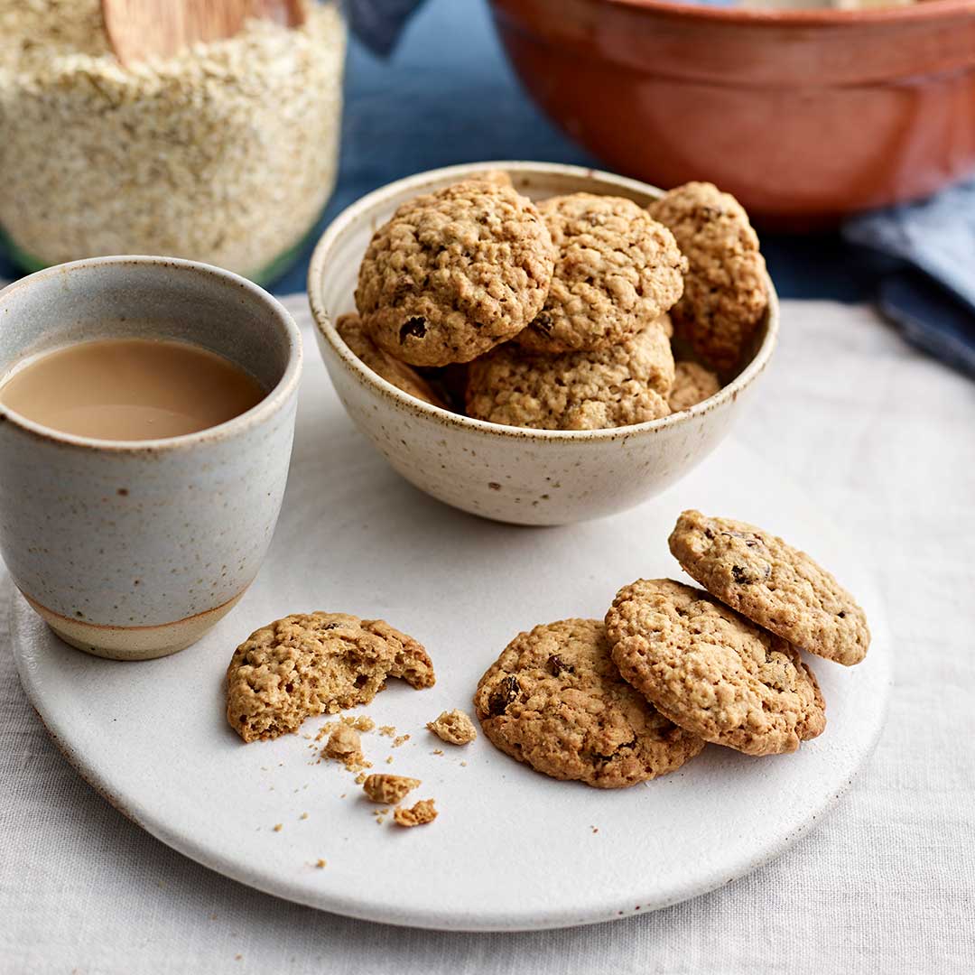 Oat And Raisin Icebox Cookies