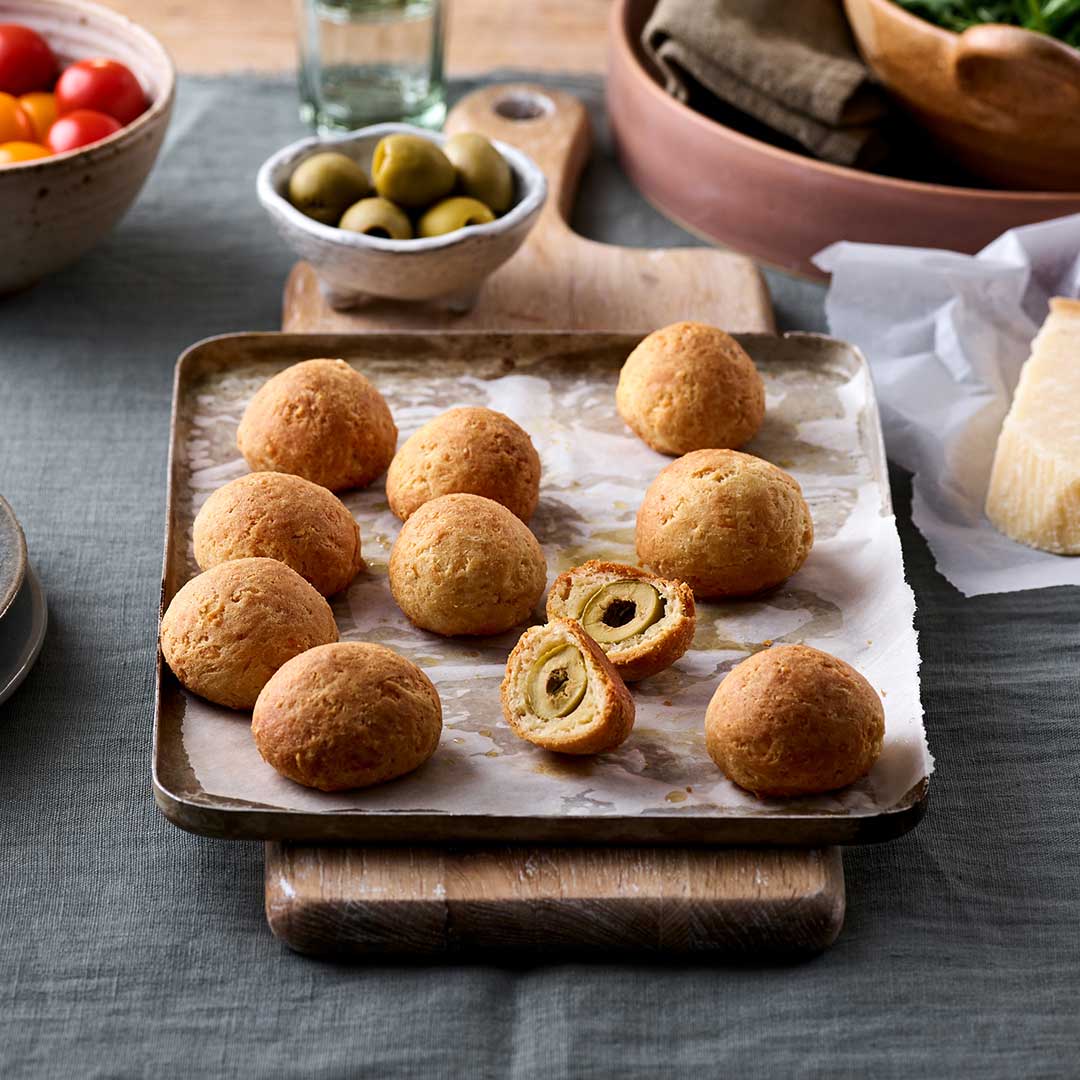 Olive And Parmesan Bites