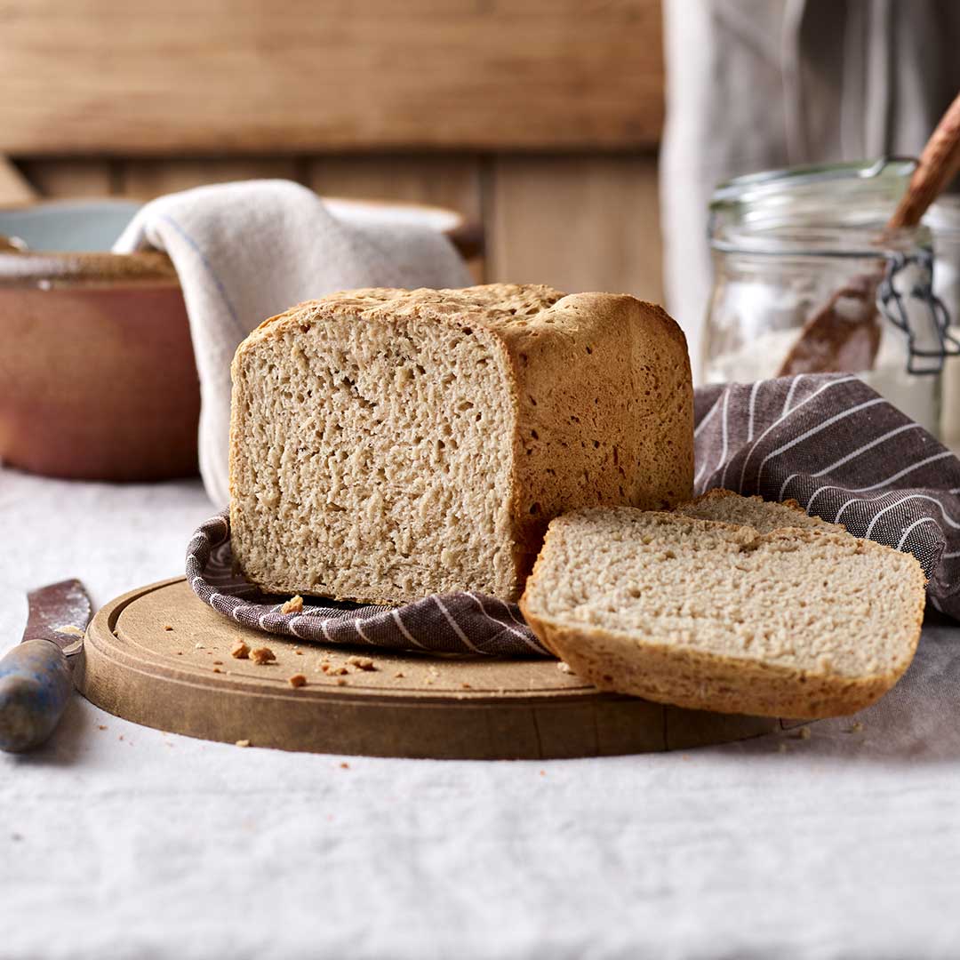 Rye Wholemeal And White 50-50 Bread Machine Loaf