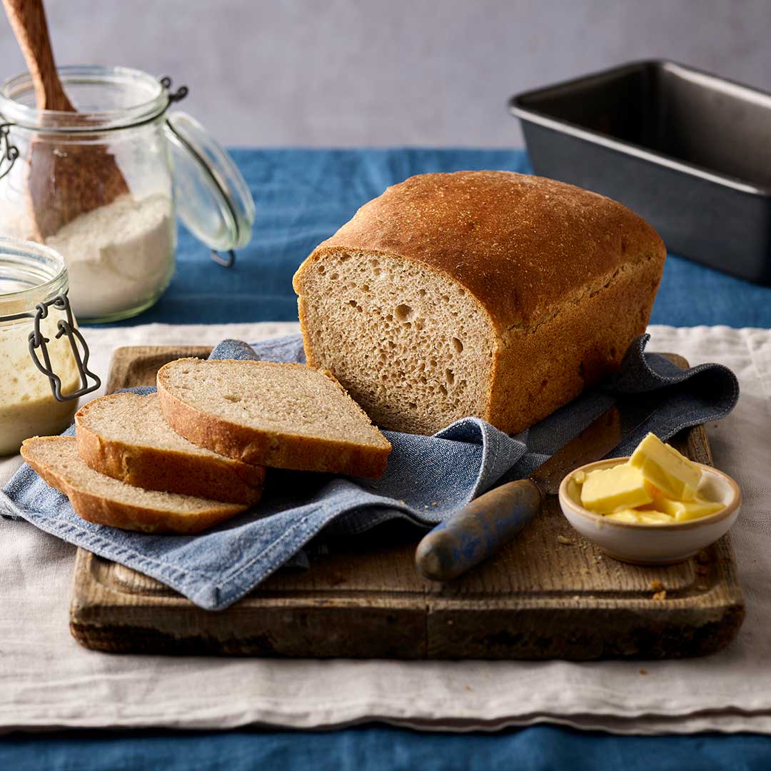 Sourdough Light Rye Tin Loaf