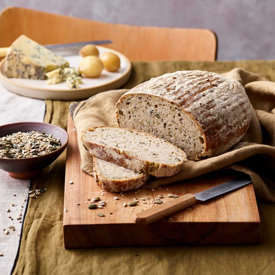 Sourdough Pumpkin And Sunflower Bread Loaf