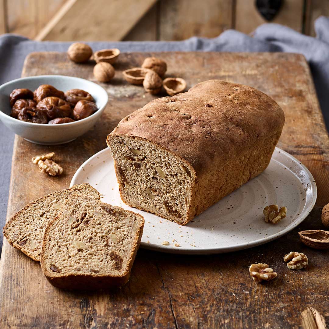 Spelt Wholemeal Fig And Walnut Bread