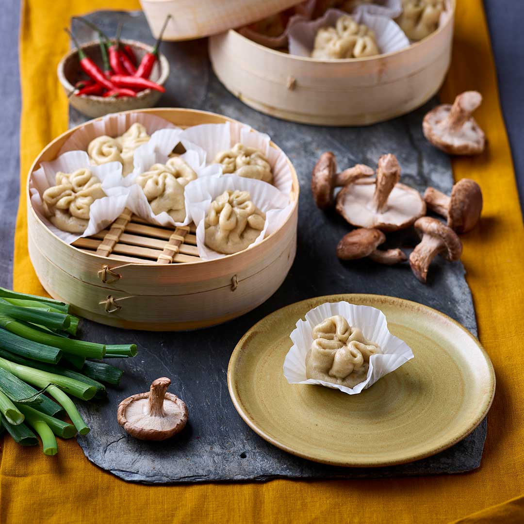 Steamed Mushroom Buns