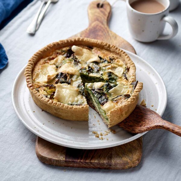 White Rye Pastry, Swiss Chard And Goats Cheese Quiche | Doves Farm ...