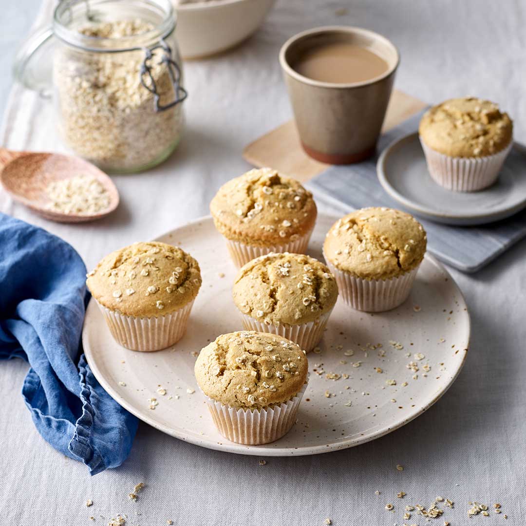 White Rye And Peanut Butter Cupcake Muffins