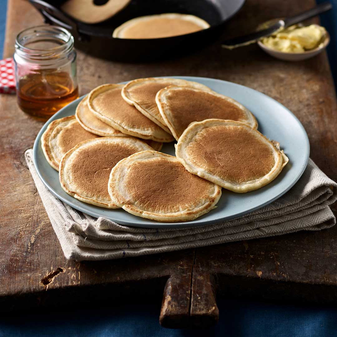 White Spelt Pikelet Pancakes