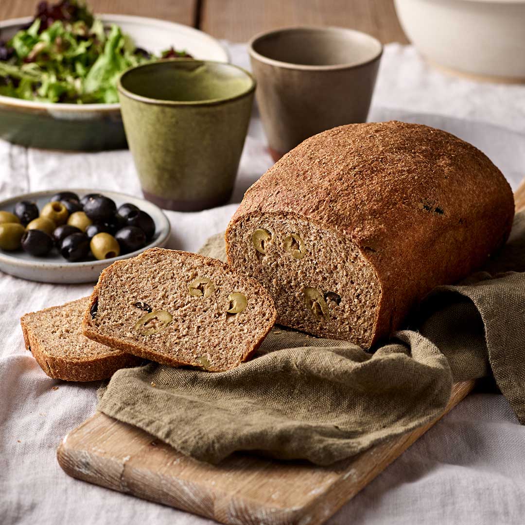 Wholemeal Olive Bread