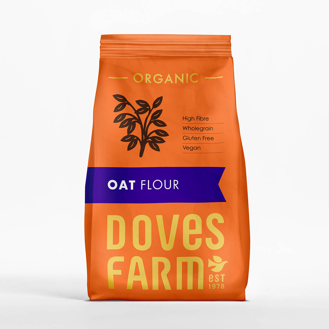 Organic Oat Flour 450g Packet Size