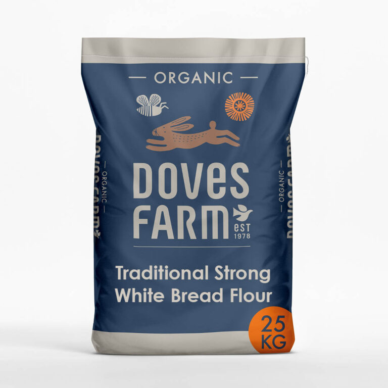 Organic Traditional Strong White Bread Flour 25kg