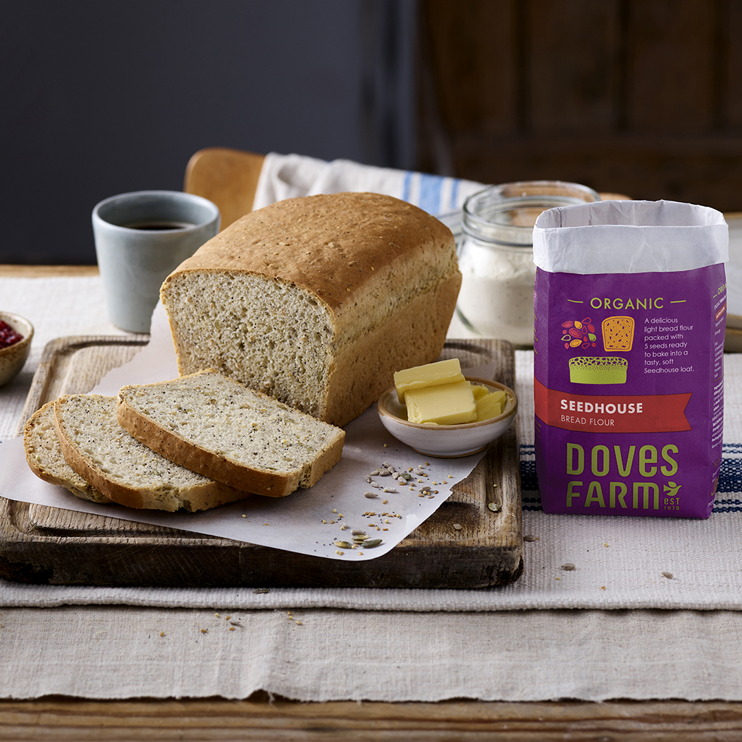 DF379 P Seedhouse Oven Baked Bread Loaf 1080 | Doves Farm | Home